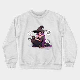 Just One More Chapter Purple. Halloween Book Lover. Crewneck Sweatshirt